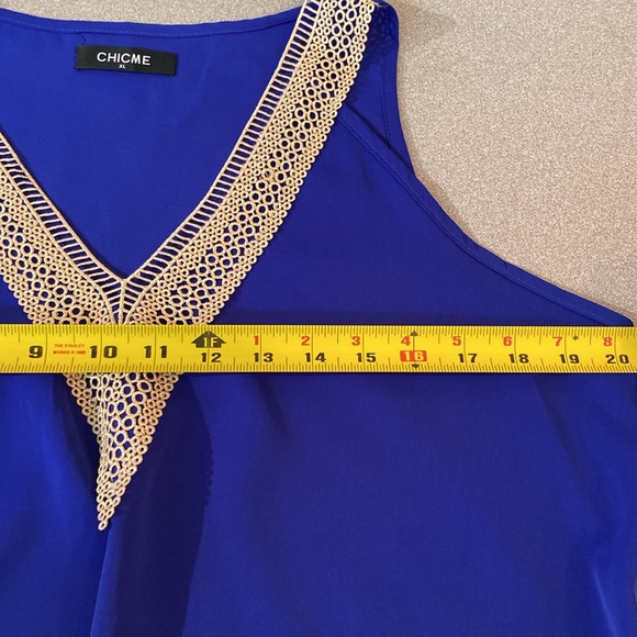 Chicme - Sleeveless V-neck tank top. Size XL - Picture 6 of 8